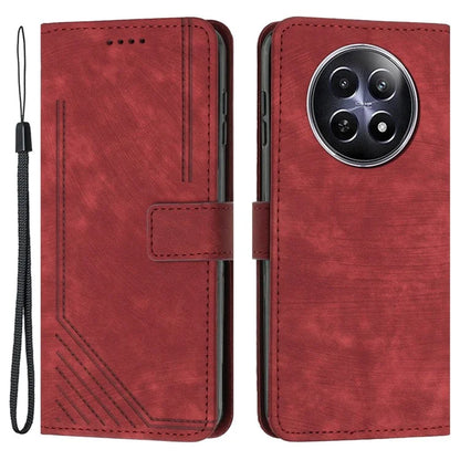 For Realme 12 5G Shockproof Cell Phone Case Imprinted PU Leather Wallet Phone Shell