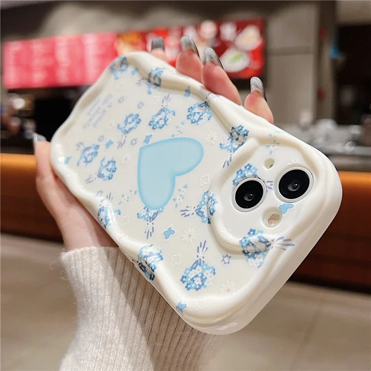 For iPhone 14 Back Case Soft TPU Pattern Printing Back Phone Cover