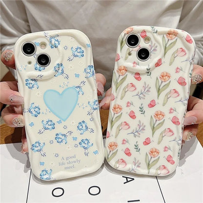 For iPhone 14 Back Case Soft TPU Pattern Printing Back Phone Cover