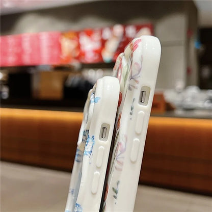 For iPhone 14 Back Case Soft TPU Pattern Printing Back Phone Cover