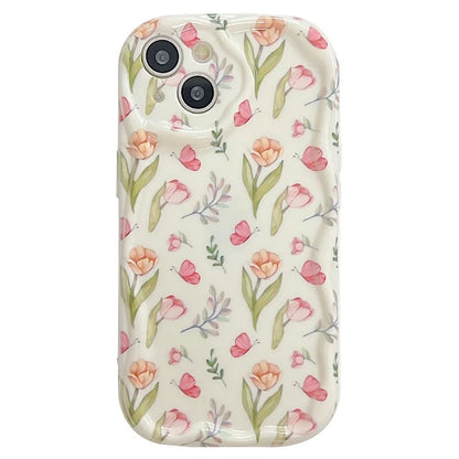 For iPhone 14 Back Case Soft TPU Pattern Printing Back Phone Cover