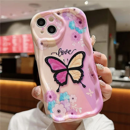 For iPhone 14 Back Case Soft TPU Pattern Printing Back Phone Cover