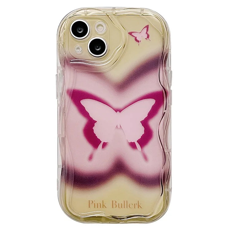 For iPhone 14 Back Case Soft TPU Pattern Printing Back Phone Cover