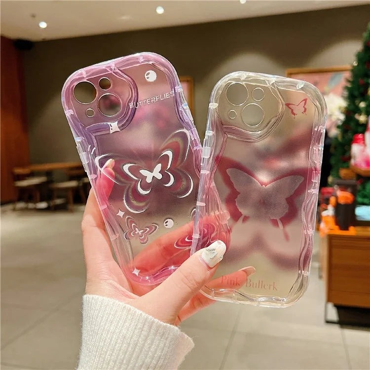 For iPhone 14 Back Case Soft TPU Pattern Printing Back Phone Cover