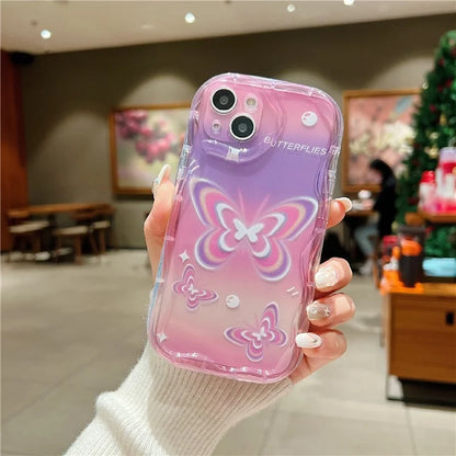 For iPhone 14 Back Case Soft TPU Pattern Printing Back Phone Cover