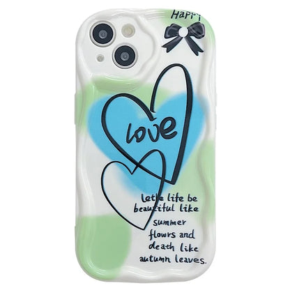 For iPhone 14 Back Case Soft TPU Pattern Printing Back Phone Cover