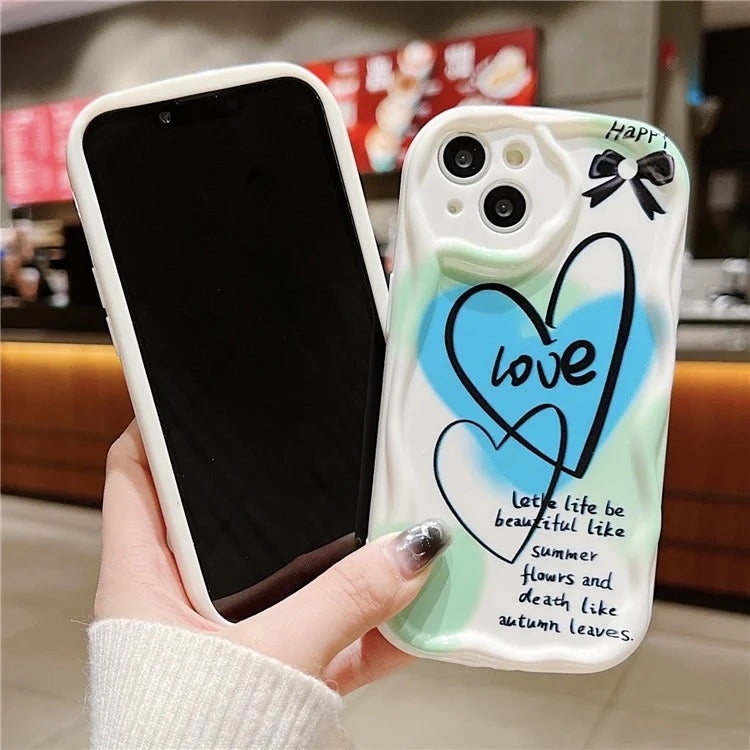 For iPhone 14 Back Case Soft TPU Pattern Printing Back Phone Cover