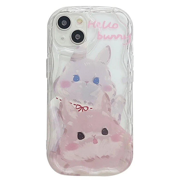 For iPhone 14 Back Case Soft TPU Pattern Printing Back Phone Cover