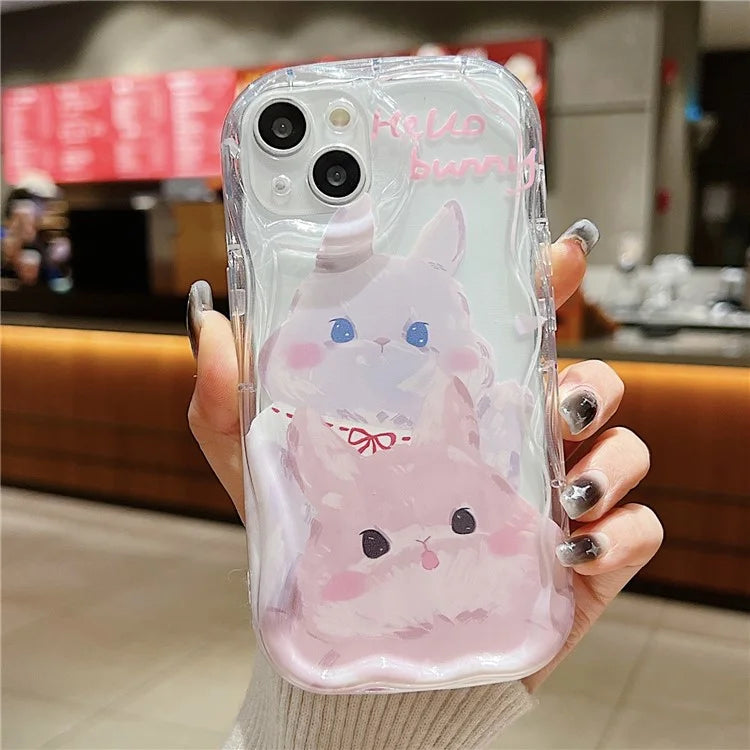 For iPhone 14 Back Case Soft TPU Pattern Printing Back Phone Cover