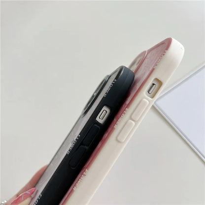 For iPhone 15 Cell Phone Case Anti-drop TPU Pattern Printed Round Edge Cover