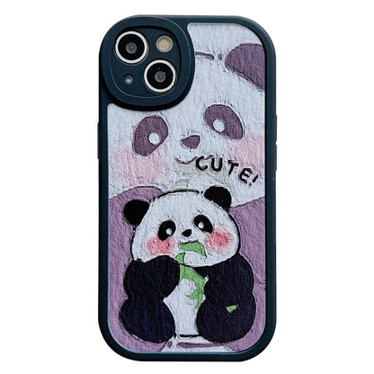 For iPhone 15 Cell Phone Case Anti-drop TPU Pattern Printed Round Edge Cover
