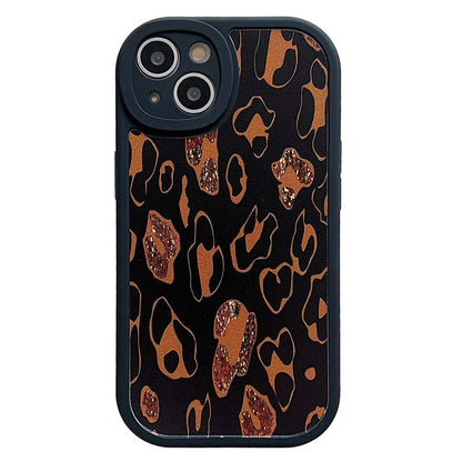 For iPhone 15 Cell Phone Case Anti-drop TPU Pattern Printed Round Edge Cover