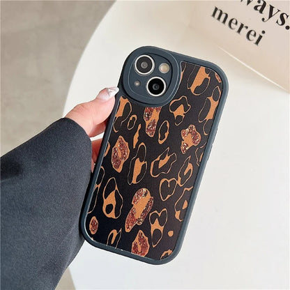 For iPhone 15 Cell Phone Case Anti-drop TPU Pattern Printed Round Edge Cover