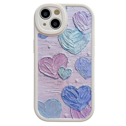 For iPhone 15 Cell Phone Case Anti-drop TPU Pattern Printed Round Edge Cover