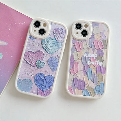 For iPhone 15 Cell Phone Case Anti-drop TPU Pattern Printed Round Edge Cover