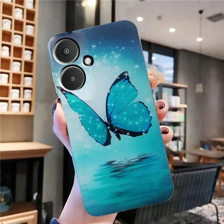 For Xiaomi Redmi 13C 4G / Poco C65 4G TPU Case Pattern Printing Phone Cover Wholesale