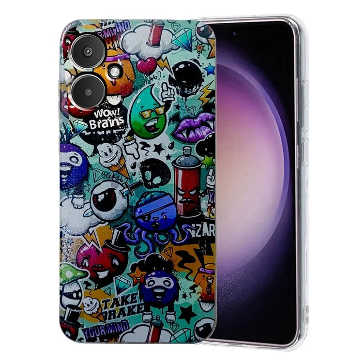 For Xiaomi Redmi 13C 4G / Poco C65 4G TPU Case Pattern Printing Phone Cover Wholesale