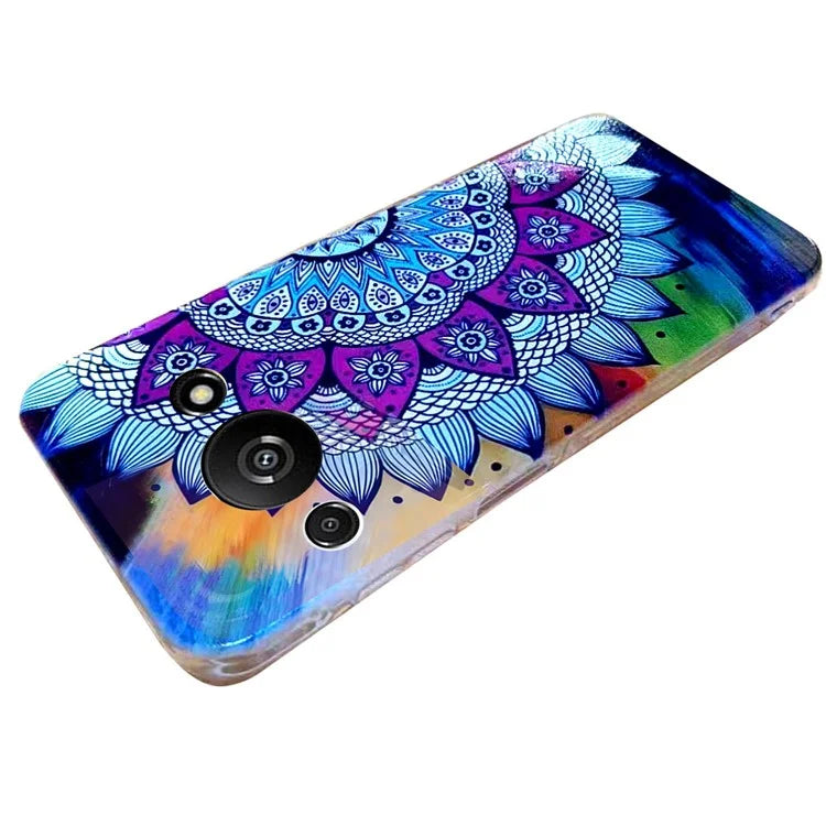For Xiaomi Redmi A3 / Poco C61 4G Phone Case Pattern Printing Soft TPU Back Cover