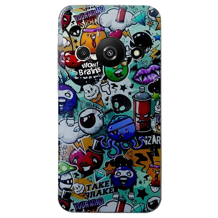 For Xiaomi Redmi A3 / Poco C61 4G Phone Case Pattern Printing Soft TPU Back Cover