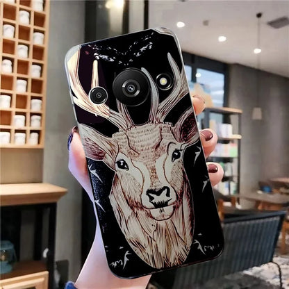 For Xiaomi Redmi A3 / Poco C61 4G Phone Case Pattern Printing Soft TPU Back Cover