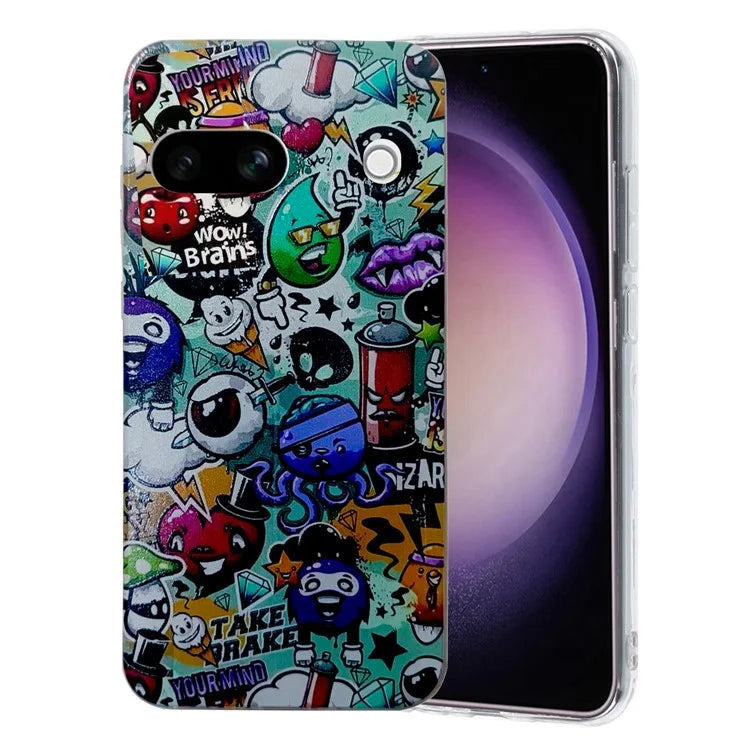 For Google Pixel 8a Wholesale Case Pattern Printing Soft TPU Phone Cover