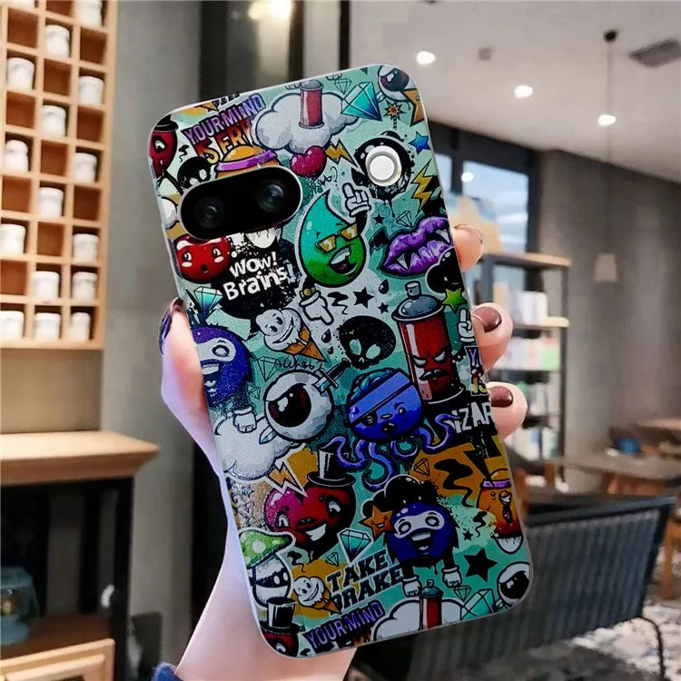For Google Pixel 8a Wholesale Case Pattern Printing Soft TPU Phone Cover