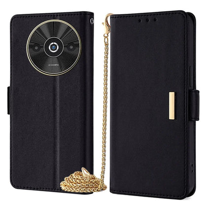 For Xiaomi Redmi A3 / Poco C61 4G Leather Case RFID Blocking Wallet Phone Cover with Crossbody Strap
