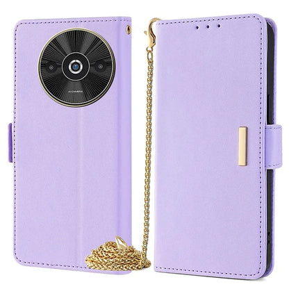 For Xiaomi Redmi A3 / Poco C61 4G Leather Case RFID Blocking Wallet Phone Cover with Crossbody Strap