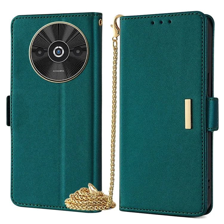 For Xiaomi Redmi A3 / Poco C61 4G Leather Case RFID Blocking Wallet Phone Cover with Crossbody Strap