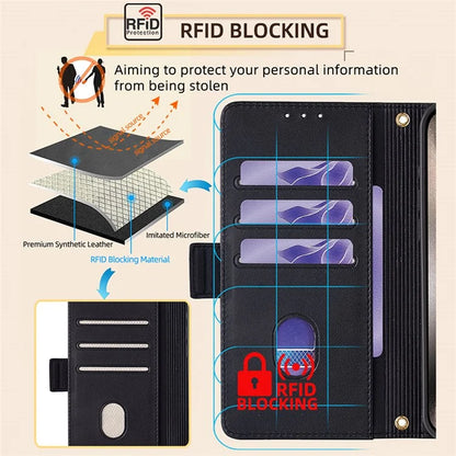 For Xiaomi Redmi Note 13R Pro 5G Wallet Case RFID Blocking Leather Flip Phone Cover