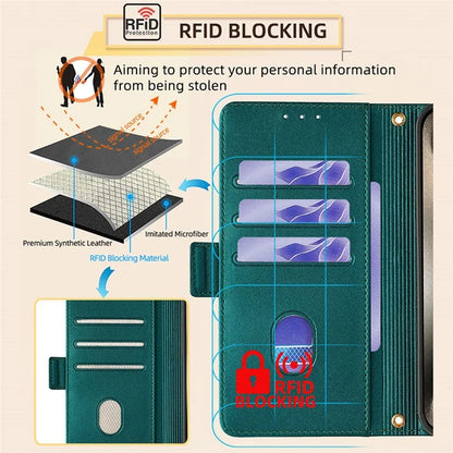 For Xiaomi Redmi Note 13R Pro 5G Wallet Case RFID Blocking Leather Flip Phone Cover