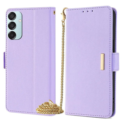 For Samsung Galaxy M15 5G Wallet Case Crossbody RFID Blocking PU Leather Phone Cover