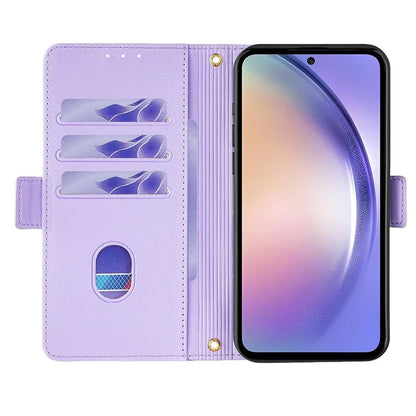 For Samsung Galaxy M15 5G Wallet Case Crossbody RFID Blocking PU Leather Phone Cover