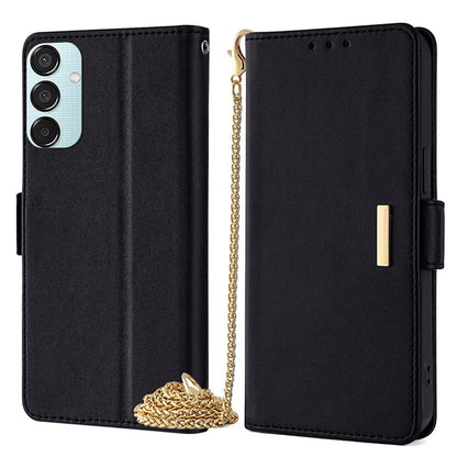 For Samsung Galaxy M15 5G Wallet Case Crossbody RFID Blocking PU Leather Phone Cover