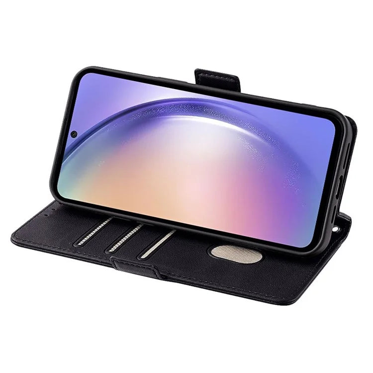 For Samsung Galaxy M15 5G Wallet Case Crossbody RFID Blocking PU Leather Phone Cover