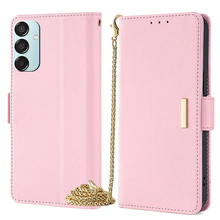 For Samsung Galaxy M15 5G Wallet Case Crossbody RFID Blocking PU Leather Phone Cover