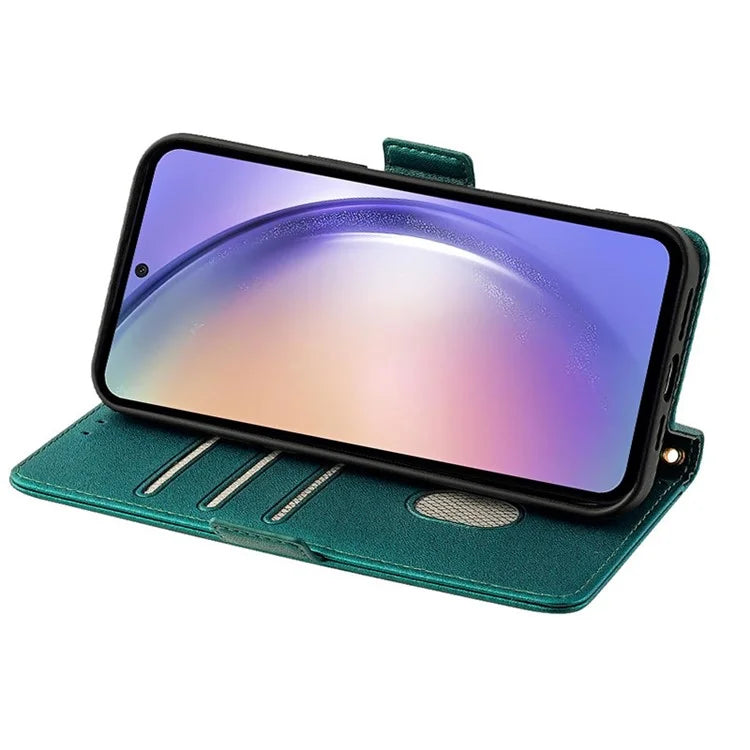 For Samsung Galaxy M15 5G Wallet Case Crossbody RFID Blocking PU Leather Phone Cover