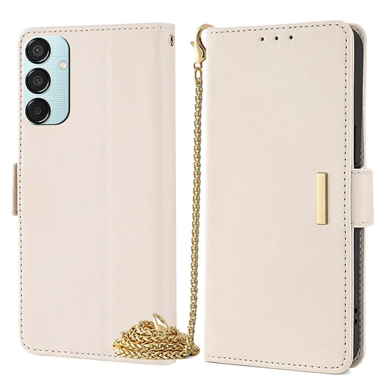 For Samsung Galaxy M15 5G Wallet Case Crossbody RFID Blocking PU Leather Phone Cover
