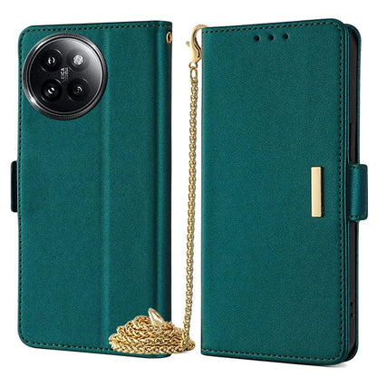 For Xiaomi Civi 4 Pro 5G / 14 Civi 5G Case with Chain Shoulder Strap RFID Blocking Phone Wallet Cover
