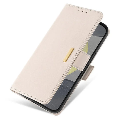 For Samsung Galaxy S24 Case RFID Blocking Leather Phone Cover with Hand Strap / Shoulder Strap