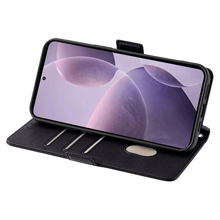 For Xiaomi 14 Pro Case with Golden Chain Shoulder Strap RFID Blocking Leather Phone Cover