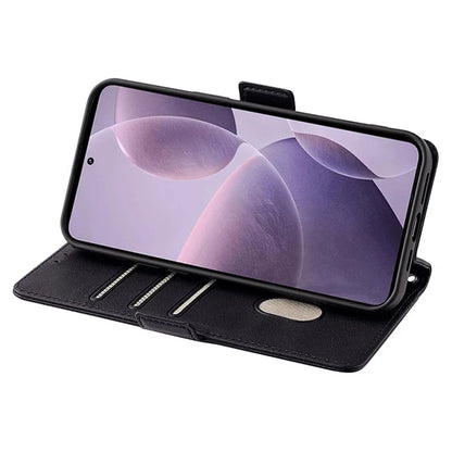 For Xiaomi 14 Pro Case with Golden Chain Shoulder Strap RFID Blocking Leather Phone Cover