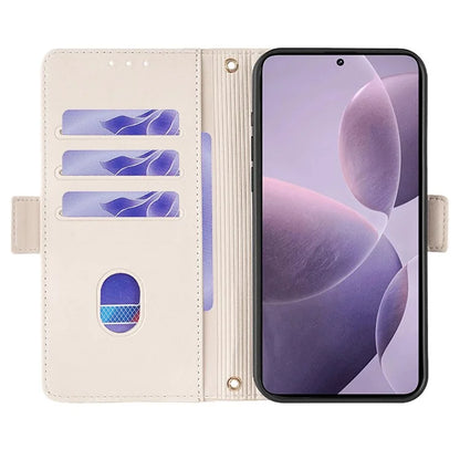 For Xiaomi 14 Pro Case with Golden Chain Shoulder Strap RFID Blocking Leather Phone Cover