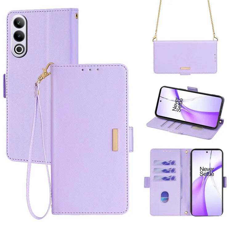 For OnePlus Ace 3V 5G Case PU Leather Folio Flip Phone Cover RFID Blocking
