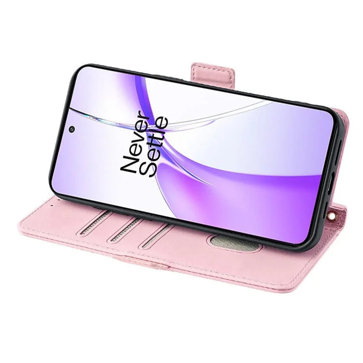 For OnePlus Ace 3V 5G Case PU Leather Folio Flip Phone Cover RFID Blocking