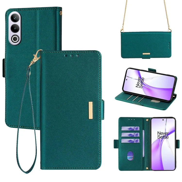 For OnePlus Ace 3V 5G Case PU Leather Folio Flip Phone Cover RFID Blocking