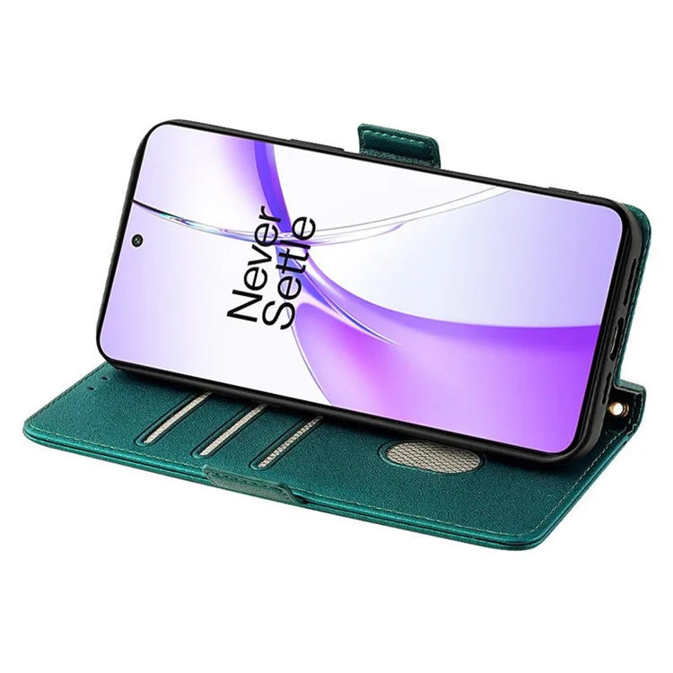 For OnePlus Ace 3V 5G Case PU Leather Folio Flip Phone Cover RFID Blocking