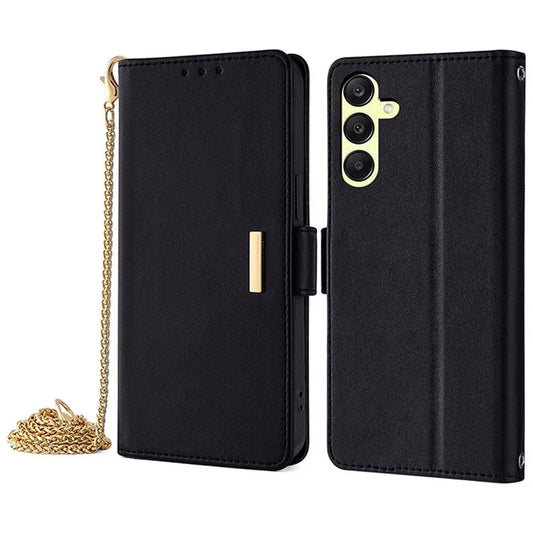 For Samsung Galaxy A25 5G (Global) (161.0 x 76.5 x 8.3mm) Case RFID Blocking Wallet Leather Cover with 2 Straps