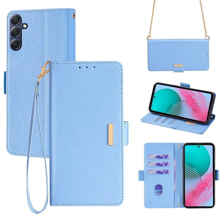 For Samsung Galaxy A35 5G Leather Case RFID Blocking Shockproof Wallet Phone Cover