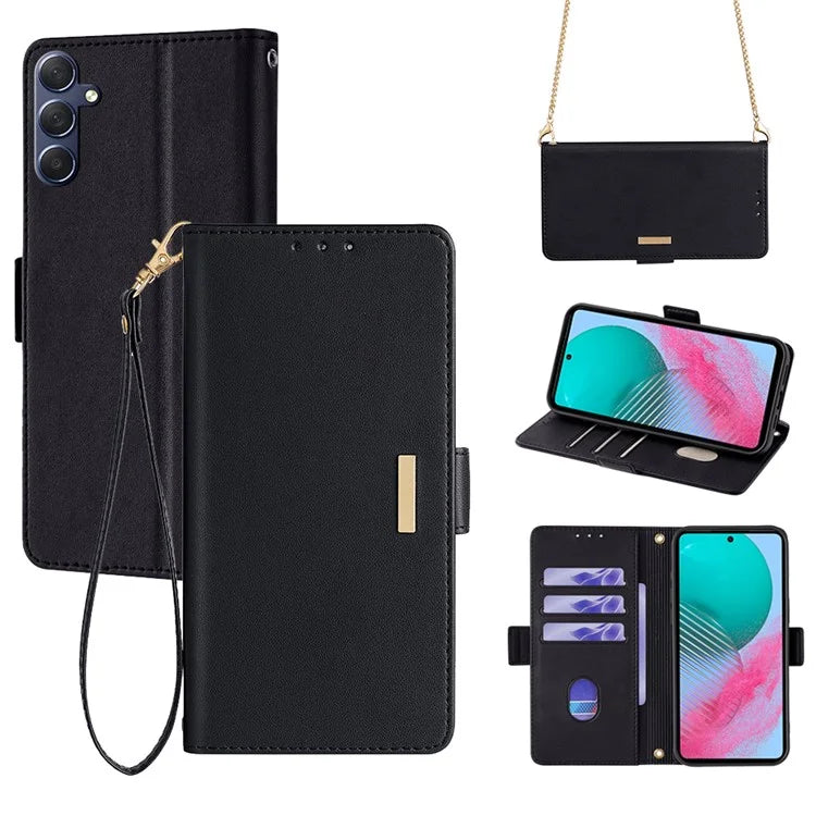 For Samsung Galaxy A35 5G Leather Case RFID Blocking Shockproof Wallet Phone Cover